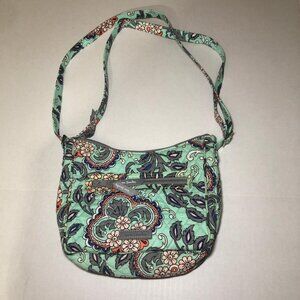 Vera Bradley Women's Crossbody/Shoulder Handbag, Mini Andi, Fan Flowers